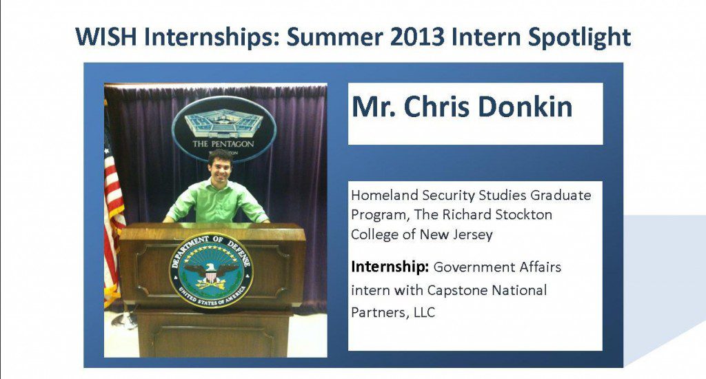 WISH Internships DC Internship placement