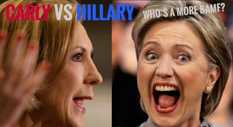 Hillary Vs Carly: Who is More of a BAMF?